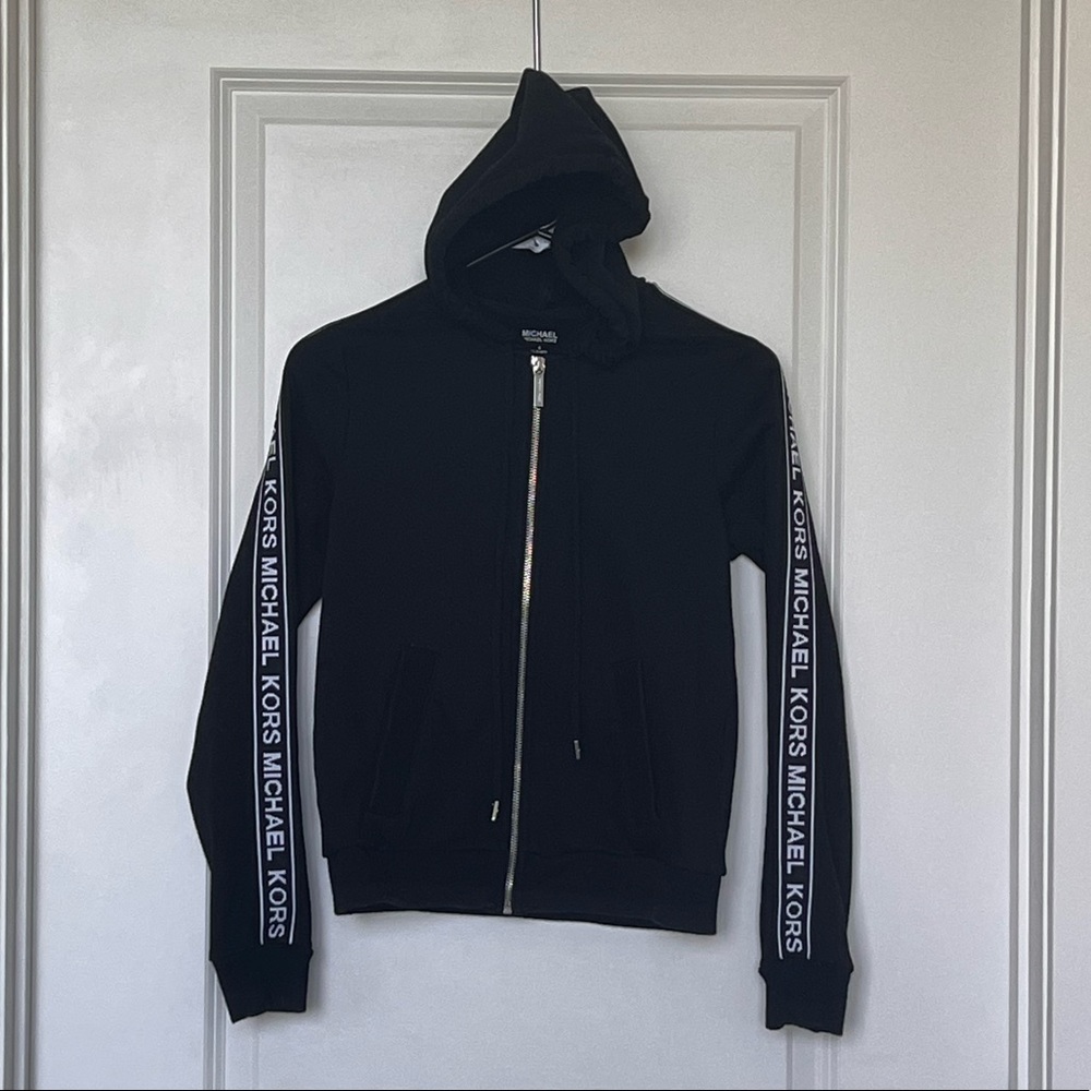 Michael Kors Black zip hoodie